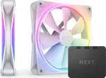 F140 RGB Duo &mdash; 2 vnt. komplektas su valdikliu, 140 mm korpuso ventiliatorius RF-D14DF-W1