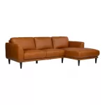 Kampinė sofa HAVANNA PN 251x92/160xH81cm, konjako ruda