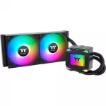 Thermaltake LA240 ARGB skysto au&scaron;inimo rinkinys 12 cm pagrindinei plok&scaron;tei Juodas 1 vnt.