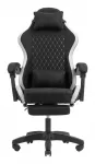 Mars Gaming MGC-X Fabric Kėdė kompiuteriniams žaidimams Pamink&scaron;tinta sėdynė Juoda, Balta