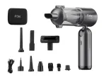 Fakir AS 150 LT (antracitas/juoda), 4in1 daugiafunkcinis belaidis rankinis dulkių siurblys (siurbimas, pripūtimas, pūtimas ir vakuuminis sandarinimas), 120 W BLDC didelės galios variklis