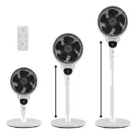 Fakir PRESTIGE VC 550 baltas 2 viename stovintis ir stalinis ventiliatorius