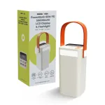 Mobile Origin i&scaron;orinė baterija 65W PD 50000 mAh LCD ekranas ir žibintas PB18 - 2x USB-C + 2x USB-A