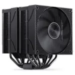 CPU au&scaron;intuvas Jonsbo CA90 Dual-Tower su 1&times;130mm ir 1&times;120mm PWM ARGB ventiliatoriais, juodas