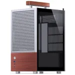 PC korpusas Jonsbo T6, Mini-Tower, Mini-ITX, Sidabras