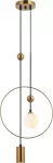 Pakabinamas &scaron;viestuvas Italux Trosti PND-428892-BRO virtuvei, žalvario spalvos