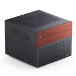 Jonsbo N4 Mikro bok&scaron;tas korpusas Juodas Tvirtas Plienas Kompakti&scaron;kas PC korpusas