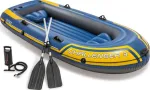 Intex pripučiamas pontonas Challenger 3 komplektas 295 x 137 cm (68370NP)