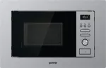 Gorenje BM201AG1X Nerūdijančiojo plieno Mikrobangų krosnelė su kepsninės funkcija Įmontuoti 20 L 800 W