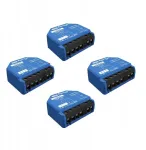 Shelly Shelly rele 1 Gen3, 4 vnt. komplektas, maks. 16A, 1 kanalas, Wi‑Fi, Bluetooth