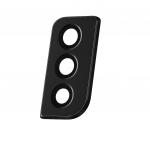 Samsung Galaxy S21 5G (G991) kameros stikliukas su rėmeliu (Black) (Pulled / Grade C)