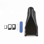 PX 2-in-1 SIM kortelių pjoviklis (nuo Standard iki Micro/Nano SIM) (Stainless Steel / Manual) (Silver) (Original / New)