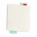 Samsung Galaxy Z Flip 3 5G (F711) apatinis galinis dangtelis (Cream) (Bottom) (Pulled / Grade B)