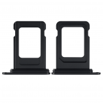 iPhone 15 Plus sim kortelės laikiklis (Black) (Original / Used)