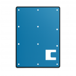 Samsung Galaxy Tab A8 (X200/X205) Rework Kit lipdukas (Service Pack)
