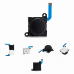 Nintendo Switch / Switch OLED / Switch Lite 3D analoginis pultelio valdiklio antgalis (Juodas) (Compatible)