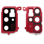 Samsung Galaxy S20+ (G985) kameros stikliukas su rėmeliu (Red) (Compatible)