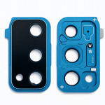 Samsung Galaxy S20 FE (G781) kameros stikliukas su rėmeliu (Blue) (Compatible)