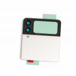 Samsung Galaxy Z Flip 3 (F711) galinis dangtelis su ekranu (Cream) (Top) (Pulled / Grade B)