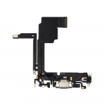Apple iPhone 15 Pro krovimo lizdo lanksčioji jungtis (Black) (Originalus / Naudotas)