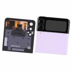 Samsung Galaxy Z Flip 3 (F711) galinis dangtelis su LCD (Lavender) (Top) (Pulled / Grade C)