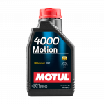 Variklio alyva MOTUL 4000 MOTION 15W40 1L. 15w-40