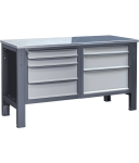 Didelės apkrovos metalo apdirbimo stalas VT-150 2S2M/SML/OUP