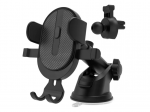 Automobilio telefono laikiklis - grotelėms, panelei arba priekiniam stiklui 2in1