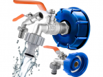 IBC konteinerio adapteris su 1/2" colio kranu ir PTFE tarpine