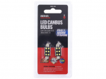 LED lemputes C5W C10W 36mm ilgio 12V, 6500K, 6SMD 2VNT. CANBUS