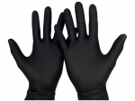 Vienkartinės nitrilinės pir&scaron;tinės juodos - EXTRA STRONG INDUSTRIAL 5,0 g. 100vnt M- 8 dydis