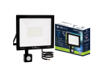 Halogeninė LED lauko lempa 100W , su judesio davikliu PREMIUM 6500K