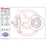 Stabdžių diskas BREMBO 08.9502.11