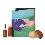 INIKA NOURISHING LIP CARE TRIO Dovanų rinkinys (lūpų kaukė 5 ml + lūpų pie&scaron;tukas 3 g + lūpų aliejus 5 ml)