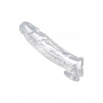 XR Brands Size Matters Clear Enhancement Sleeve & Ball Separator