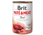 BRIT Pat&eacute; & Mėsa su jautiena - &scaron;lapias &scaron;unų maistas - 400g