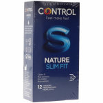 Control Nature Slim Fit 12 pcs - Anatomical Latex Barrier, Close Feel