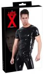 LateX Latex T-Shirt L Black Unisex Classic Short Sleeve Top