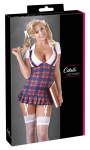Cottelli Collection Schoolgirl M Uniform Dress Checked Blue/Red
