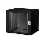 Digitus | Wall Mounting Cabinet | DN-19 09-U-SW | IP protection class: IP20; Front door: Glass door, single opening; Cabinet typ