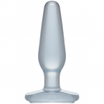 Doc Johnson Crystal Jellies Medium Silicone Plug, Clear, 12.7 cm