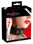 ZADO Silicone Neck Collar with Adjustable Riveted Straps, Black