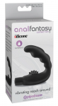 AFC Vibrating Reach Around Black - Prostate Massager, Waterproof, 10.9 cm