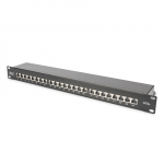 CAT 6A | Patch Panel | RJ45, 8P8C | Suitable for 483 mm (19") cabinet mounting; Transmission properties: Category 6A, Class EA;