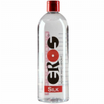 EROS Silk Silicone-Based Lubricant 1000ml - Long-Lasting Medical Formula
