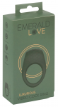 Emerald Love Luxurious Vibrating Ring 10 Modes USB Rechargeable Black