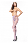 MissO P101 Sheer Lavender Tights with Open Gusset L/XL