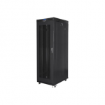 LANBERG 19" 27U Stacionari Rack &Scaron;afa 800x1200 juoda su perforuotais durimis
