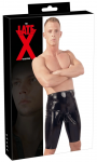 LateX Herren Latex Cycling Shorts XL with Anatomical Sleeve, Black