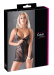 Cottelli LINGERIE Floral Lace Dress M Adjustable Straps Black